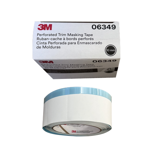 Perforated Trim Masking Tape 3M 6349 Masking Pengecatan Sela Kaca Dan Karet Mobil