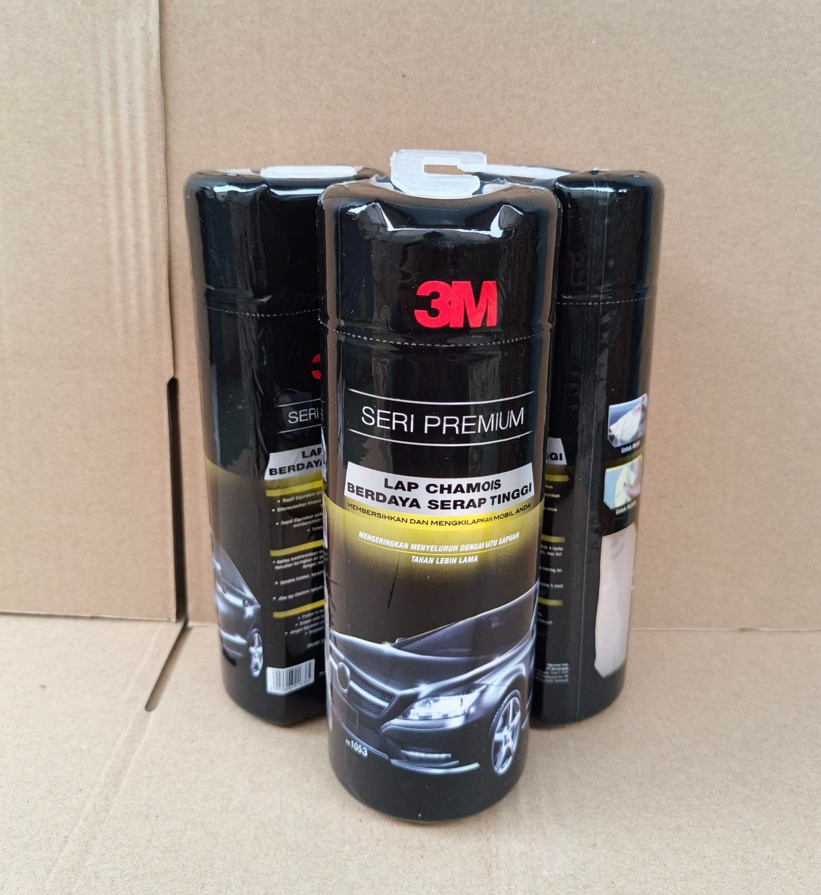 Kain Lap Kanebo Atau Chamois Untuk Mobil Dan Motor 3M Premium Car Wipe 1053 - Gambar 2