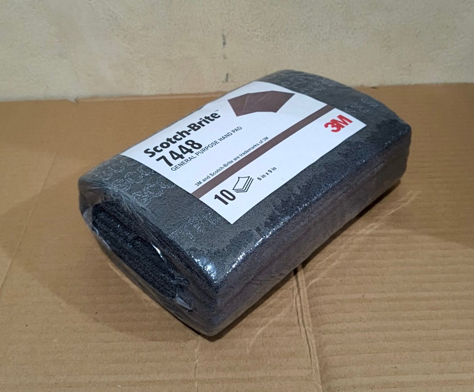 Scotch Brite Grey 3M 7448 Scouring Pad Amplas Serabut Lembaran